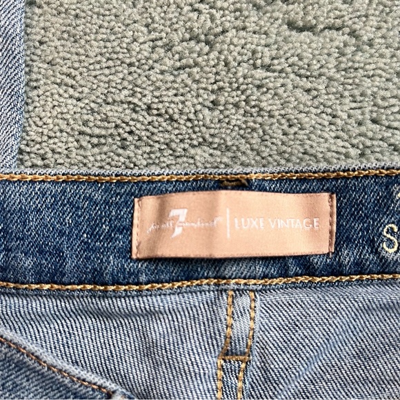 Seven For all Mankind  LUXE VINTAGE Ankle Skinny Jean Size 26 - Picture 4 of 5
